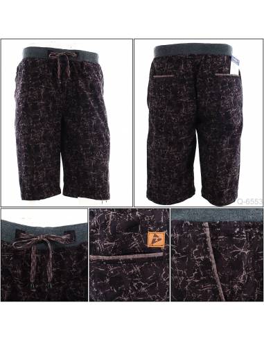Celana Pendek Cowok Rib Kolor Abu Tua Top Ten 2XL-3XL