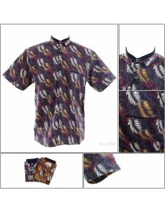 Kemeja Cowok Regular Lengan Pendek Maxmillian M-Xl