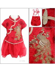 Setelan 2 in 1 Jibao Rok + Tas Anak Cewek/Chinese Clothes...