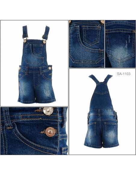 Celana Pendek Jeans Bandatan Anak Cewek Top Up 22