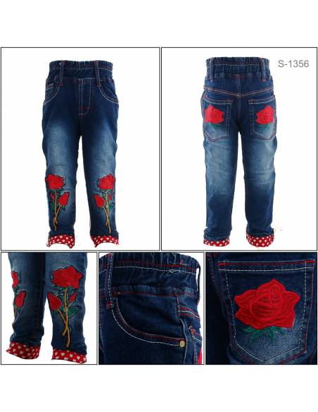 Celana Panjang Jeans Anak Cewek Pinky 8-12