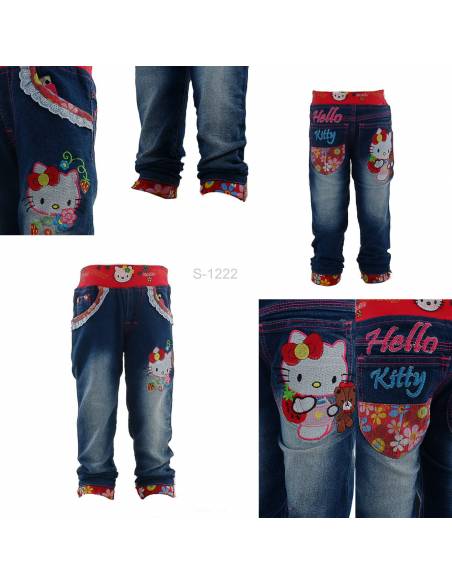 Celana Panjang Jeans Anak Cewek Pinky 8-12