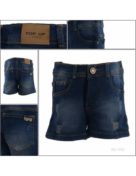 Celana Pendek Jeans Anak Cewek Top Up 22-24