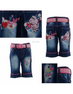 Celana Pendek Jeans Anak Cewek Pinky 8-12