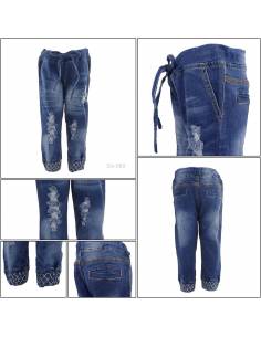 Celana Pendek Jeans 7/8 Anak Cewek Top Up 22-26