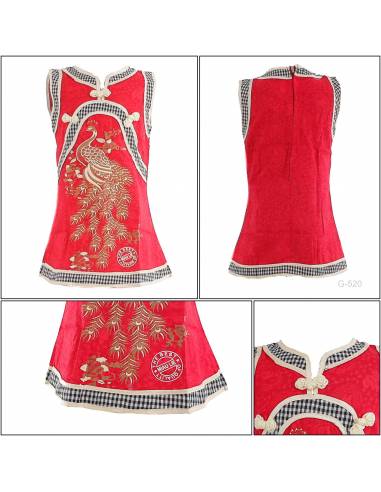 Sackdress Anak Cewek/Chinese Clothes Jibao Tanpa Lengan  Miauwli 16-18