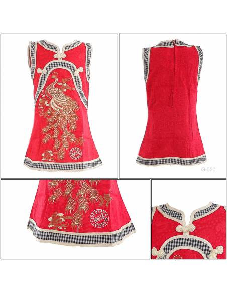 Sackdress Anak Cewek/Chinese Clothes Jibao Tanpa Lengan  Miauwli 16-18