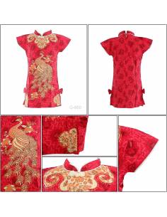 Sackdress Anak Cewek/Chinese Clothes Jibao Lengan Pendek Miauwli 16-20