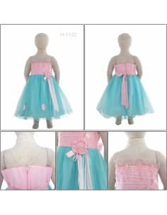 Gaun Anak Cewek/Clothes Party Dress Merah Muda Little...