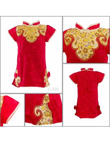 Sackdress/Jibao Anak Cewek Lengan Pendek Miauwli 2-3