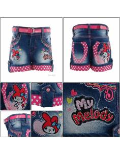 Celana Pendek Jeans Anak Cewek Pinky 2-6