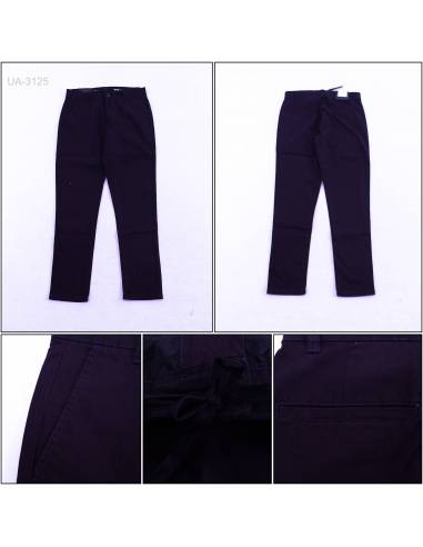 Celana Panjang Katun Slim Fit Cowok Stretch Triple S-XL