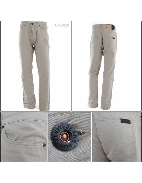 Celana Panjang Katun Slim Fit Cowok Elviti 33-38