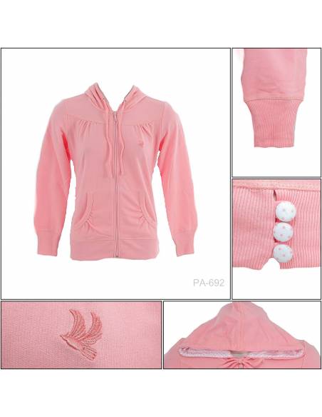 Jaket Jumper Hoodie Cewek Cardinal S-XL