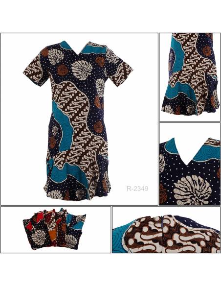 Mini Dress Cewek Lengan Pendek Tasya All Size