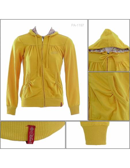 Jaket Jumper Hoodie Cewek Mistiten M-XL