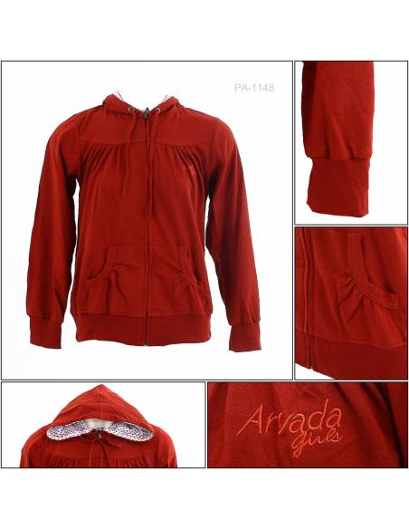 Jaket Jumper Hoodie Cewek Arvada M-XL