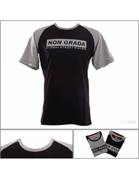 Kaos Oblong Cowok Reglan Lengan Pendek Maxmillian M-XL