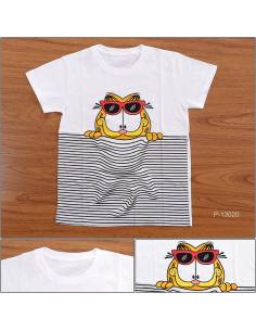 Kaos Oblong Cewek Lengan Pendek Doodle-T