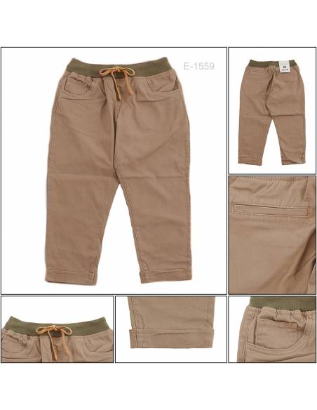 Shorts/Celana Pendek Cewek Rib Kolor 7/8 Red Up M-XXL