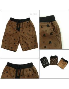 Celana Pendek Katun Anak Cowok Rib Kolor Benri 1-3