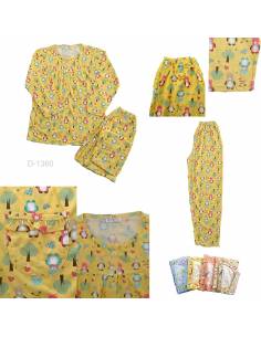 Setelan/One Set Baju Tidur/Night Gown Cewek Lengan...