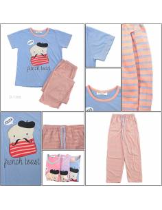 Setelan/One Set Baju Tidur/Night Gown Cewek Lengan Pendek...