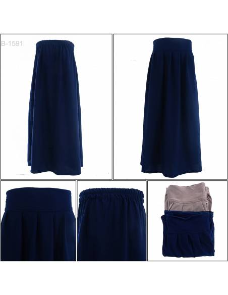 Rok Klok Panjang/Long Skirt Polos My Lo