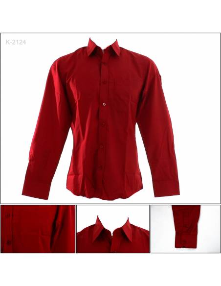 Kemeja Formal Cowok Regular Lengan Panjang Hanspeter M-XL