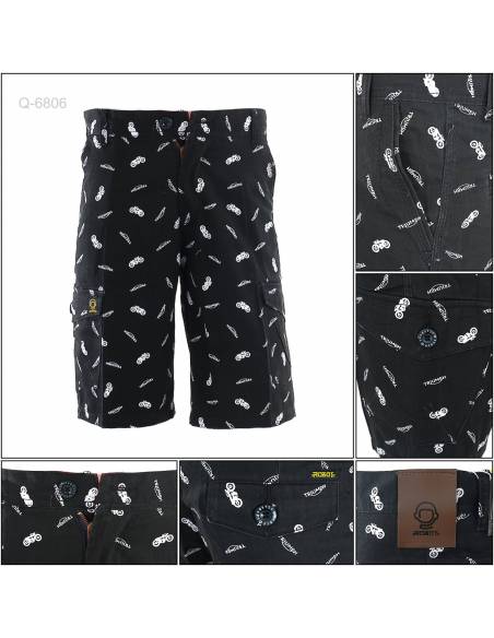 Celana Katun Cargo Pendek Cowok Robotic 27-32