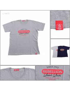 Kaos Oblong Cowok Lengan Pendek Can