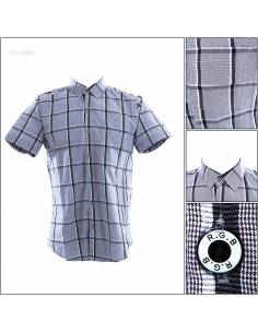 Kemeja Cowok Regular Lengan Pendek RGB M-XL