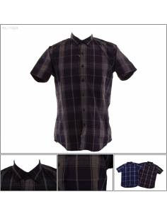 Kemeja Cowok Regular Lengan Pendek RGB M-XL