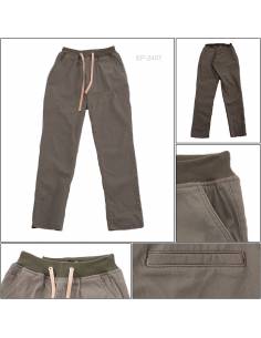 Celana Panjang Cewek Rib Kolor Red Up M-XXL