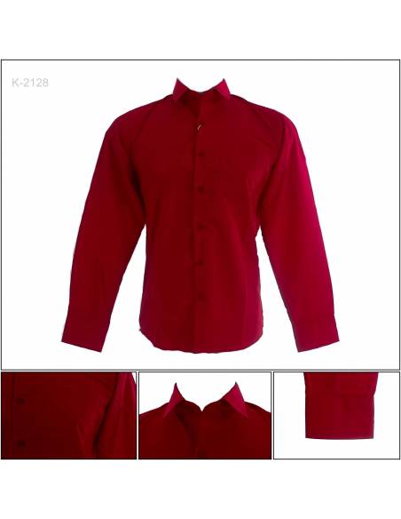 Kemeja Formal Cowok Regular Lengan Panjang Darvas S-XL