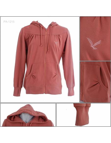 Jaket Jumper Hoodie Cewek Fenda M-XL