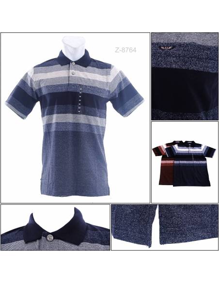 Kaos Kerah Cowok Lengan Pendek Silomide M-XL