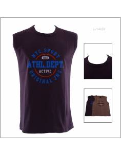 Kaos Singlet Cowok Tanpa Lengan CAN M-L