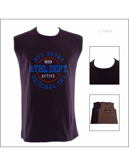 Kaos Singlet Cowok Tanpa Lengan CAN M-L