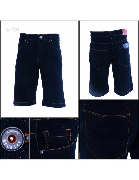 Celana Pendek Jeans Cowok Reguler Rock Sky 33-38