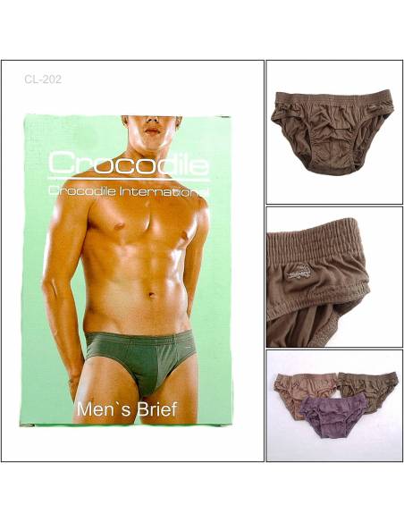 Celana Dalam/Underpants Cowok Brief Crocodile M-XL