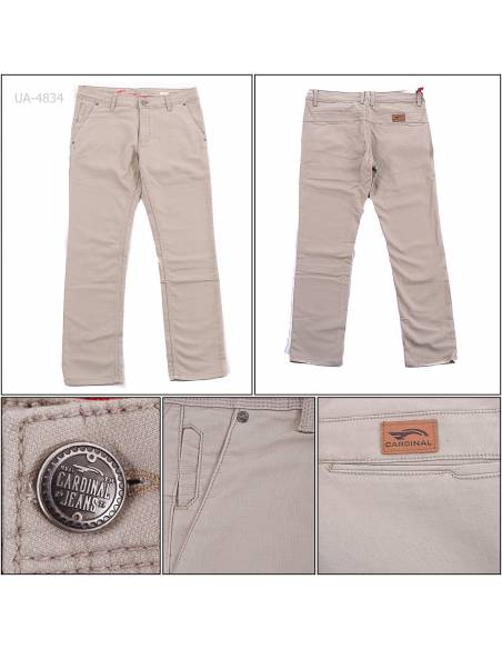 Celana Panjang Jeans Slim Fit Cowok Stretch Cardinal 27-32