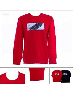 Kaos Oblong Cowok Regular Lengan Panjang Hugo M-XL