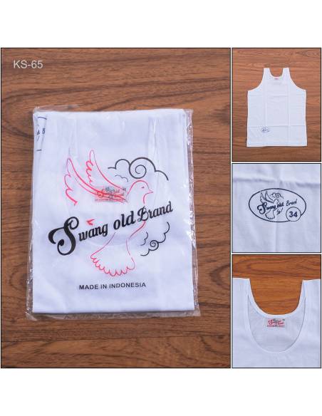 Kaos Dalam Cowok/Singlet Swan 32-36