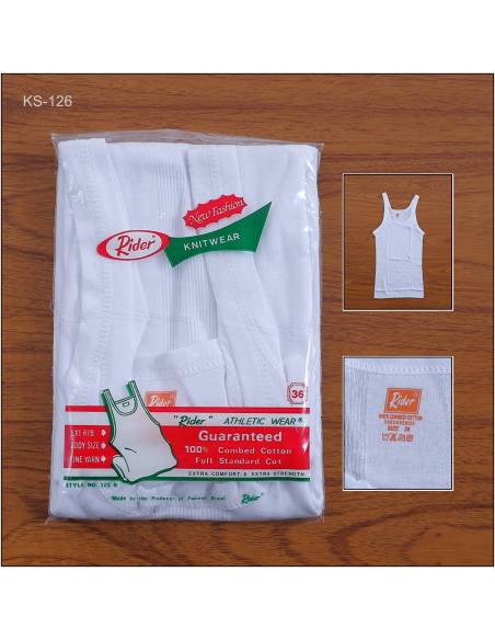 Kaos Dalam Cowok/Singlet Rider 32-36
