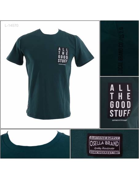 Kaos Oblong Cowok Lengan Pendek Osella M-XL