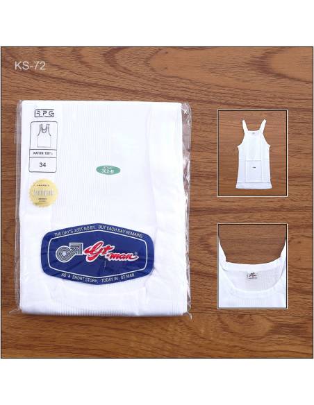 Kaos Dalam Cowok Singlet Gt Man 32-36