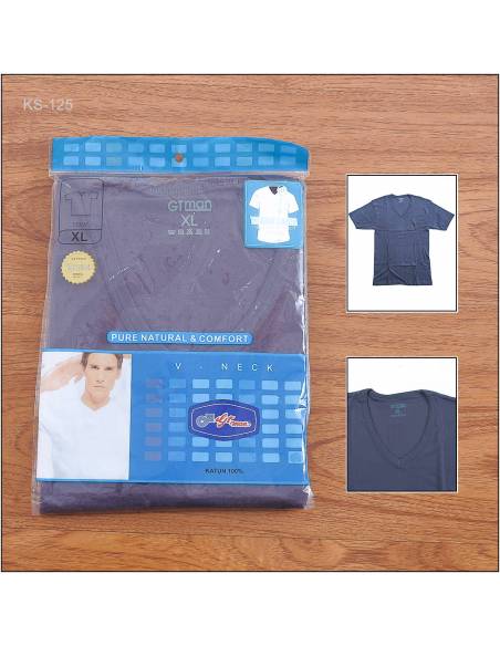 Kaos Dalam Cowok Lengan Pendek Gt Man M-XL