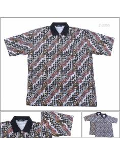 Kaos Kerah Cowok Motif Lengan Pendek What's Up 8-14