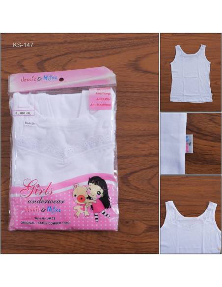Kaos Dalam Anak Cewek/Singlet Jessie And Mike XL